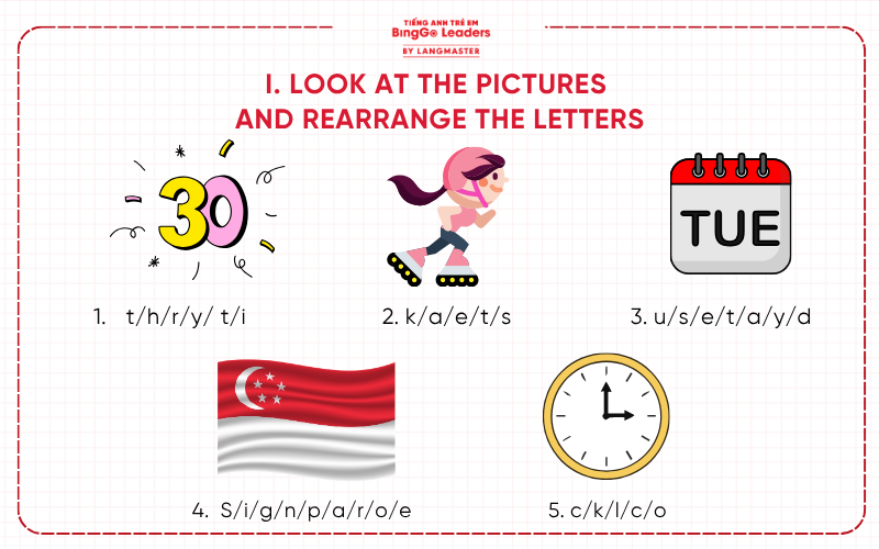 Đề thi tiếng Anh kì 1 lớp 4 Global Success