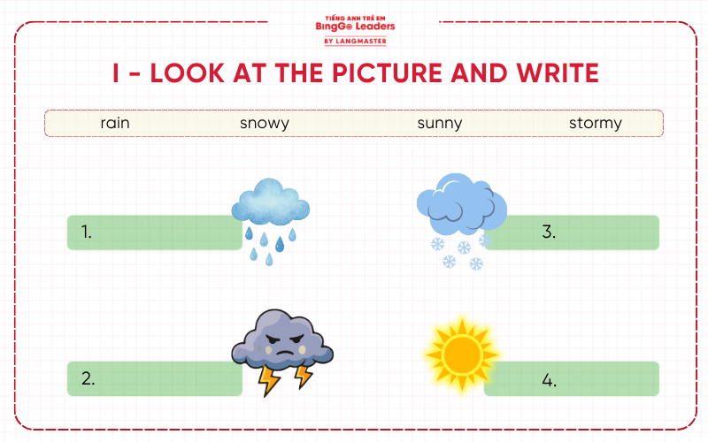 Đề thi tiếng Anh kì 1 lớp 4 Global Success