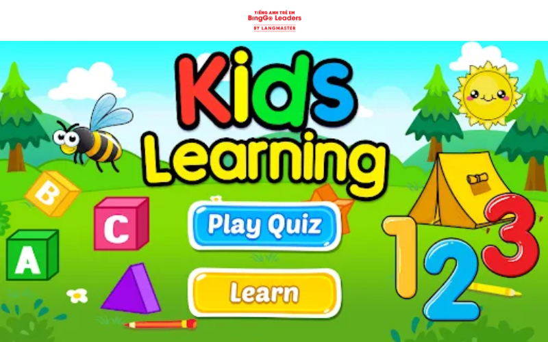 App luyện nói tiếng Anh cho trẻ em Kids Learning Game