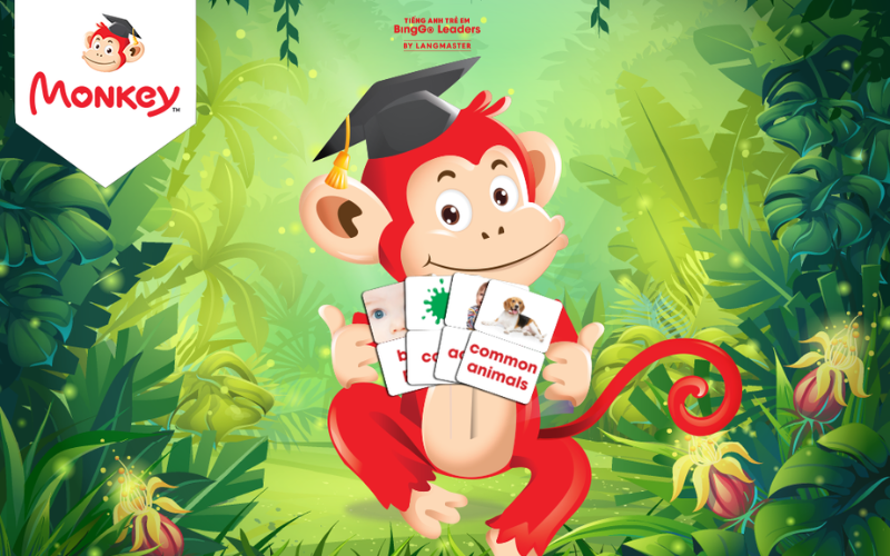 App luyện nói tiếng Anh cho trẻ em Monkey Junior