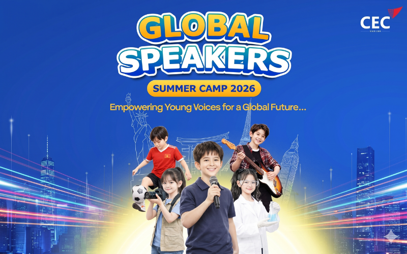Trại hè tiếng Anh cho bé CEC International Summer Camp 2026
