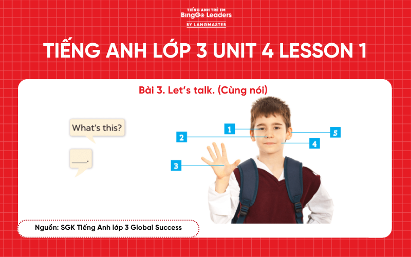 Bài tập tiếng Anh lớp 3 Unit 4 Lesson 1 sách Global Success