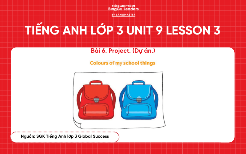 Bài tập tiếng Anh lớp 3 Unit 9 Lesson 3 sách Global Success