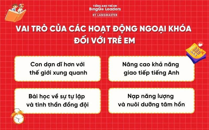 Vai trò của hoạt động ngoại khóa và chương trình dã ngoại với trẻ em