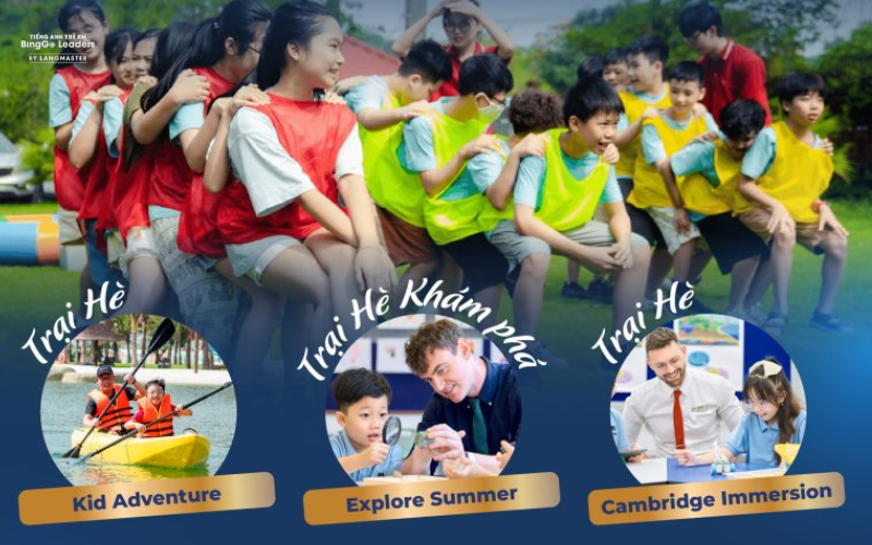 Trại hè giao tiếp tiếng Anh cho trẻ VinSchool