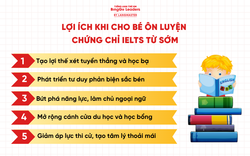Lợi ích khi cho bé ôn luyện IELTS từ sớm