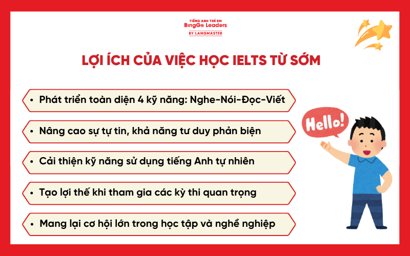 Lợi ích khi cho học sinh học IELTS từ sớm