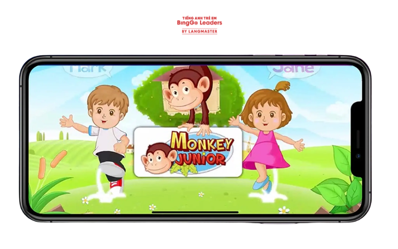 App học tiếng Anh cho bé lớp 1 Monkey Junior