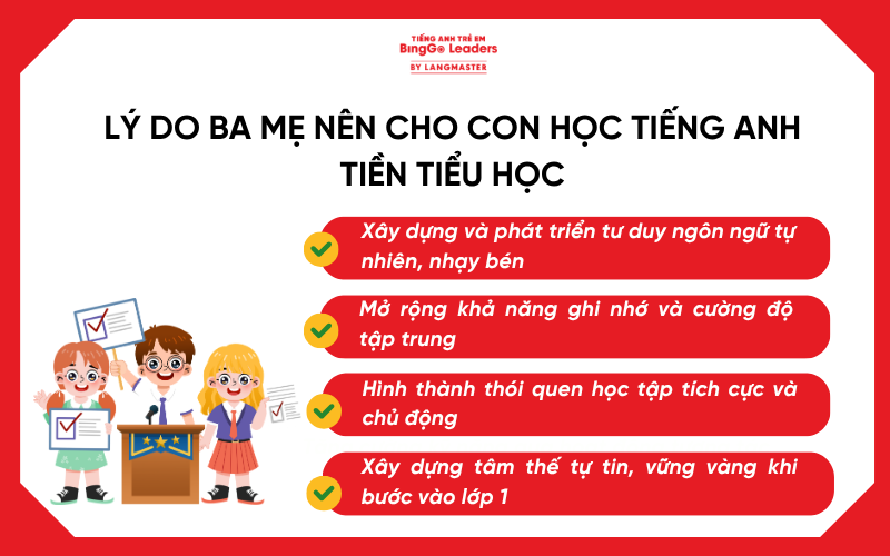 Tiếng Anh tiền tiểu học