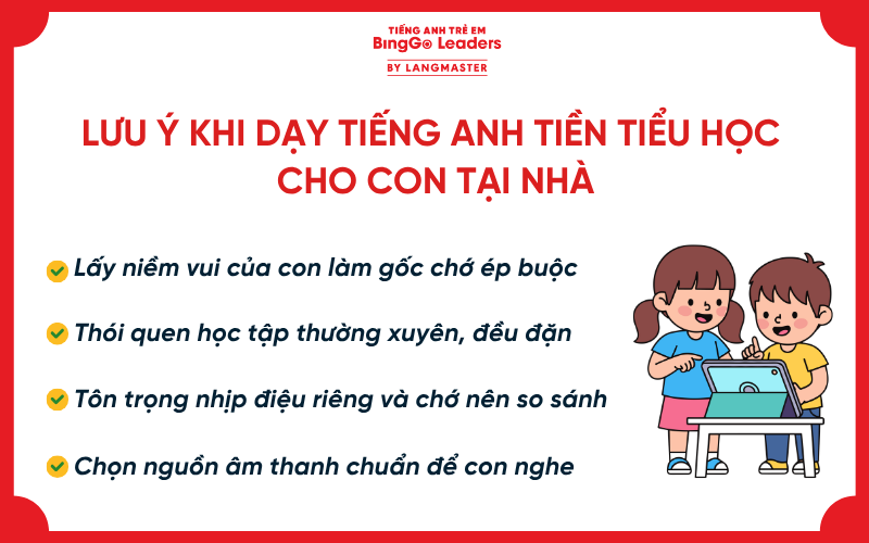 Tiếng Anh tiền tiểu học
