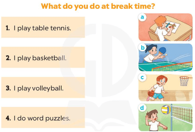 Bài tập tiếng Anh lớp 3 Unit 10 Lesson 2 Global Success