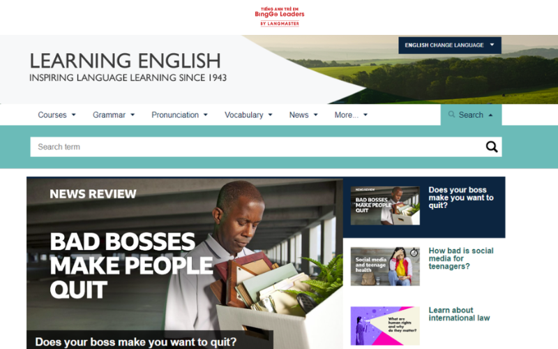 Web học IELTS free 