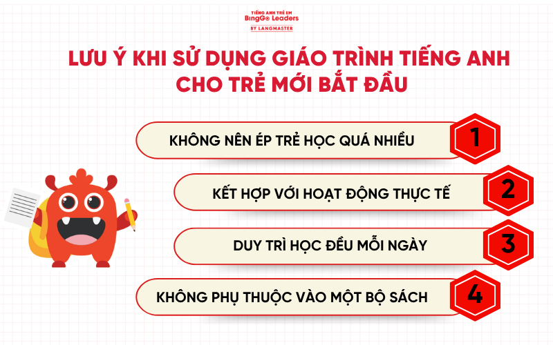 giáo trình dạy tiếng Anh cho trẻ mới bắt đầu