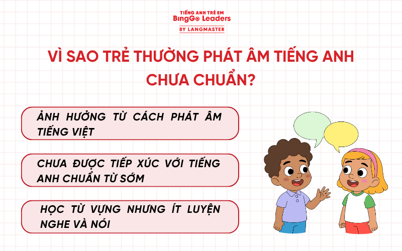 cách sửa lỗi phát âm tiếng Anh cho trẻ đơn giản tại nhà