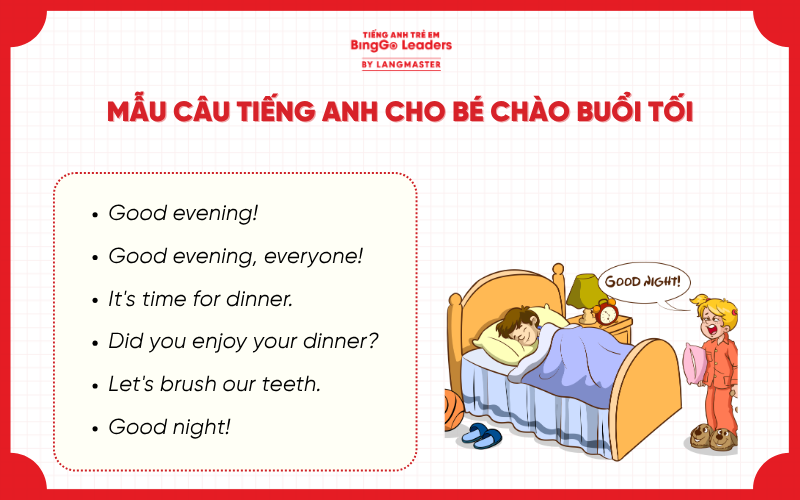 Chào hỏi bằng tiếng Anh cho bé