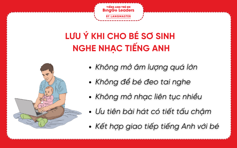 nhạc tiếng Anh cho bé sơ sinh