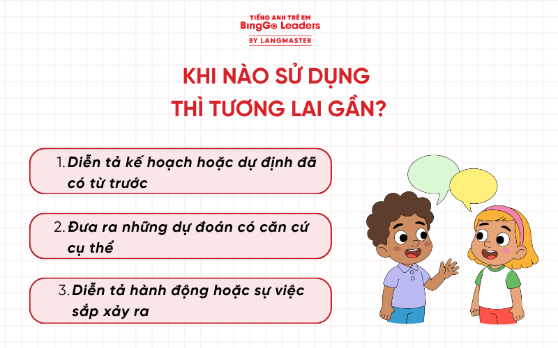 Dấu hiệu của thì tương lai gần