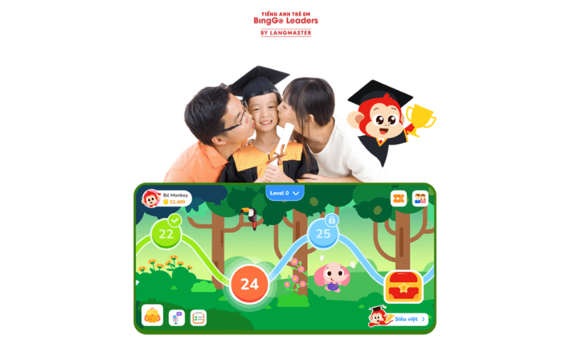 ứng dụng học tiếng Anh cho bé lớp 1