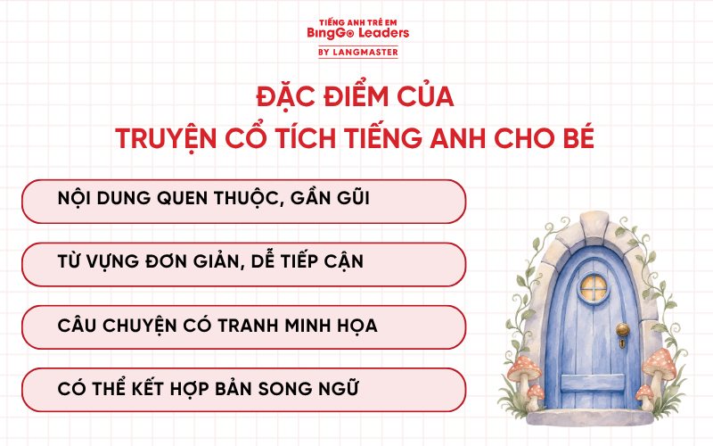 Đặc điểm của truyện cổ tích tiếng Anh