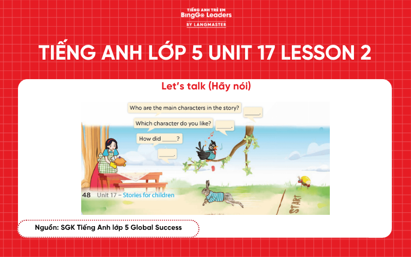 Bài tập tiếng Anh lớp 5 Unit 17 Lesson 2