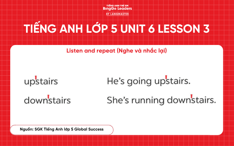 Bài tập tiếng Anh lớp 5 Unit 6 Lesson 3